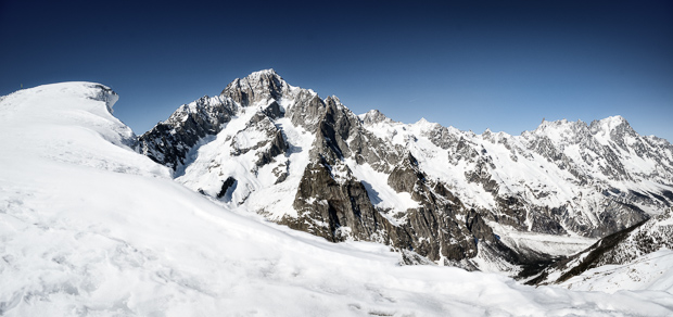 Cresta d'Arp e Monte Bianco