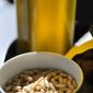 Olive oil and pine nuts